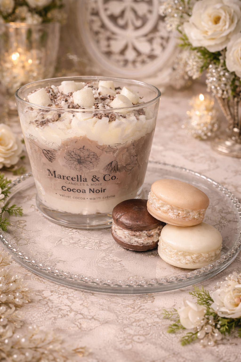 Cocoa Noir Dessert X-Large Candle