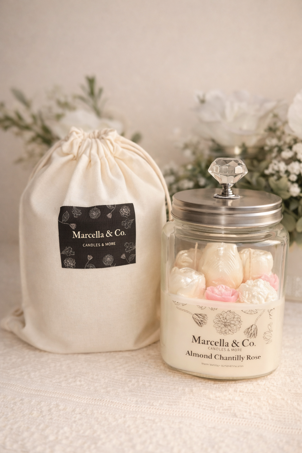 Almond Chantilly Rose