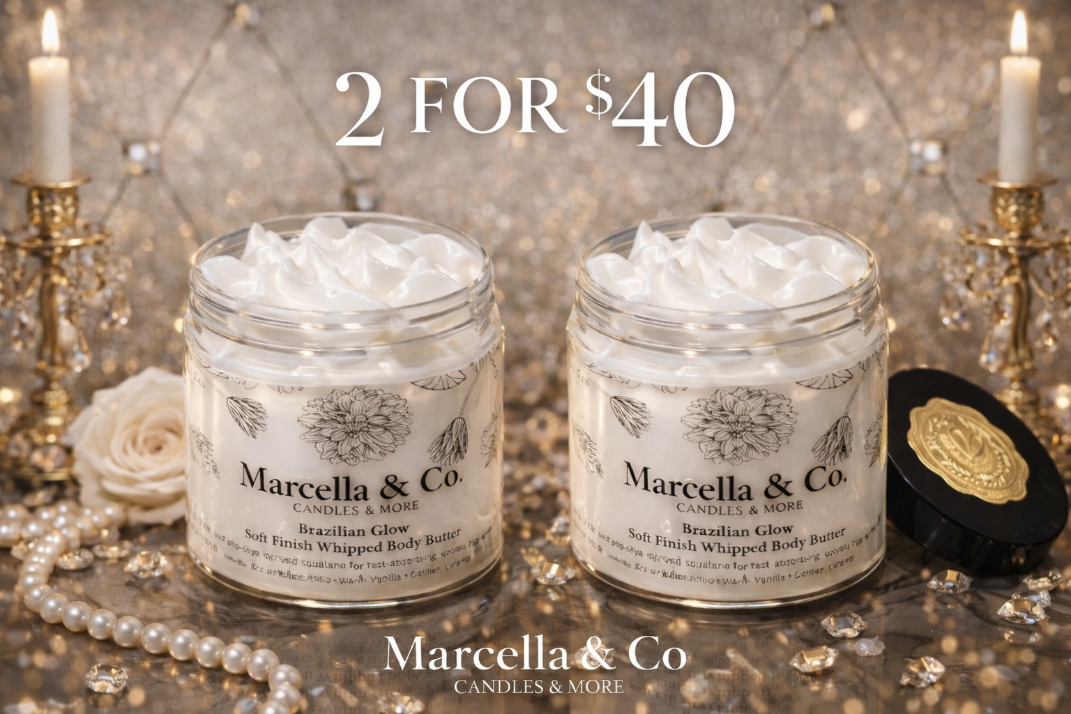 Brazilian Glow Whipped Body Butter — 2 for $40