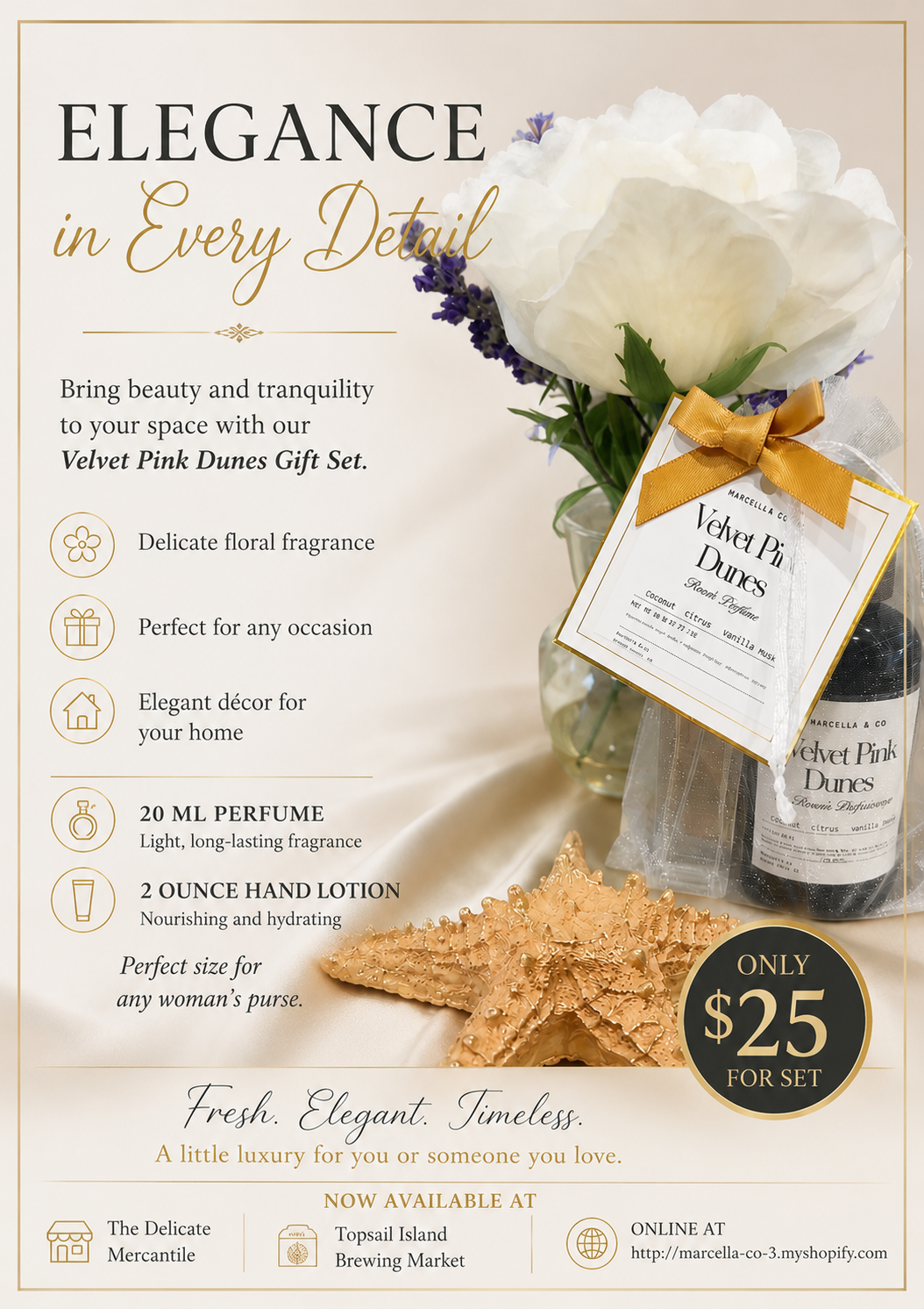 Velvet Pink Dunes Gift Set
