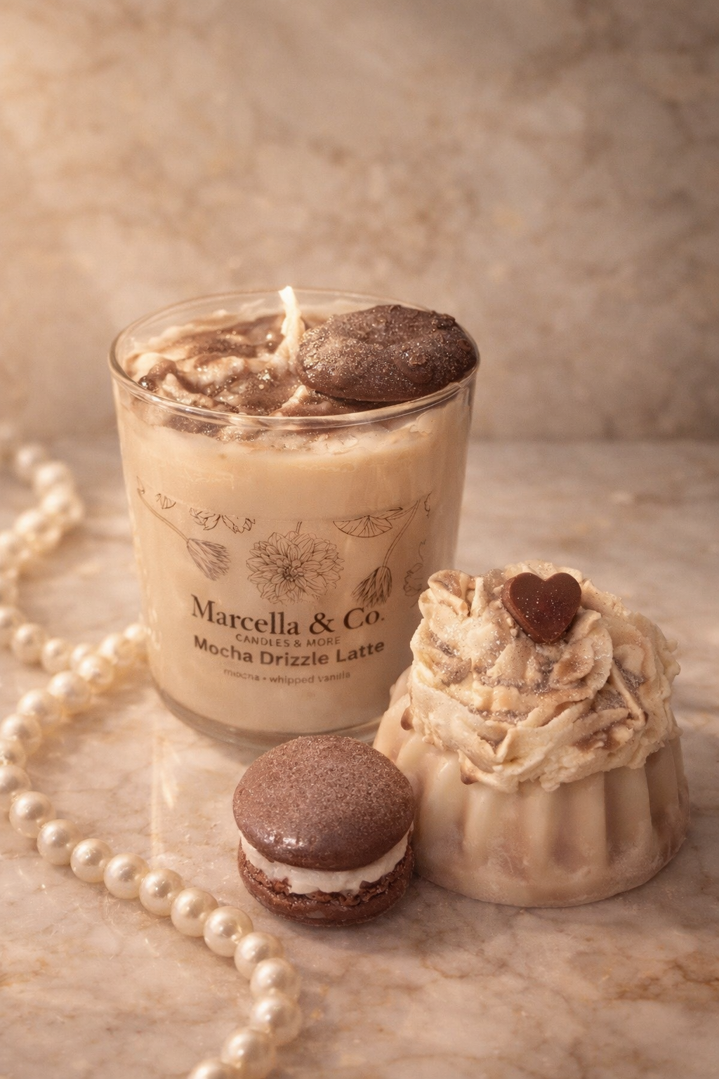 12 oz Mocha Drizzle Latte