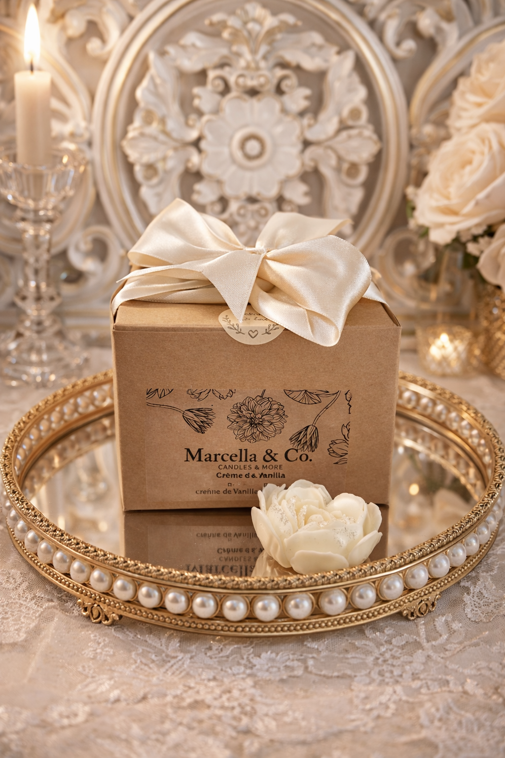 Ivory Shores Bundt Candle